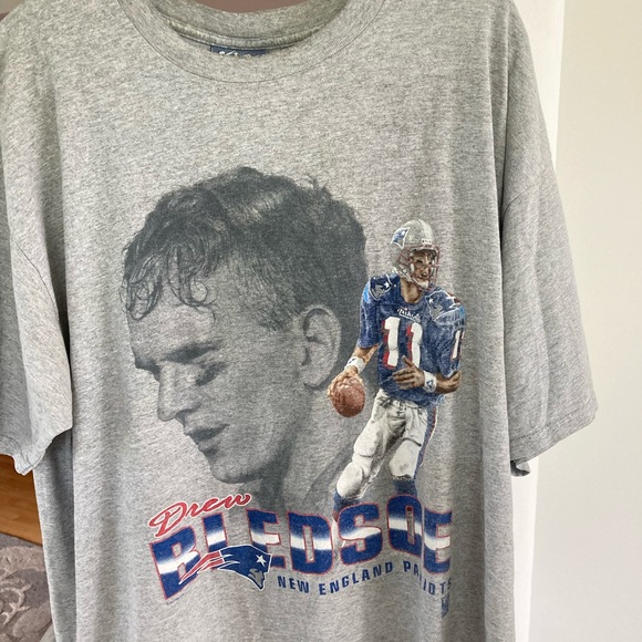 Vintage Lee Sport New England Patriots qb Drew Bledsoe shirt - Picture 1 of 7